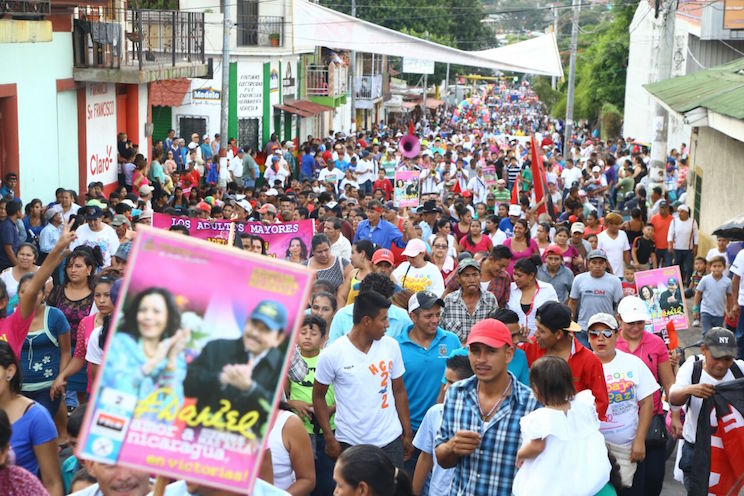 Caminata FSLN Matagalpa
