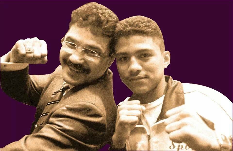 Chocolatito y Alexis Argüello