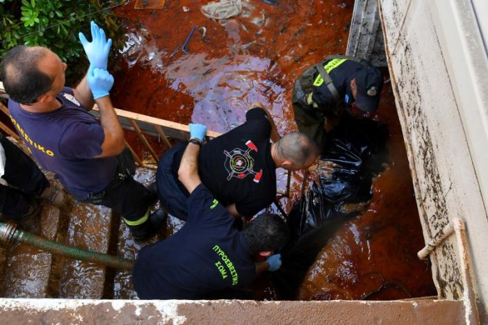Inundaciones en Grecia