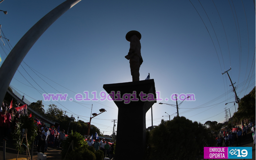 Homenaje en Ciudad Sandino