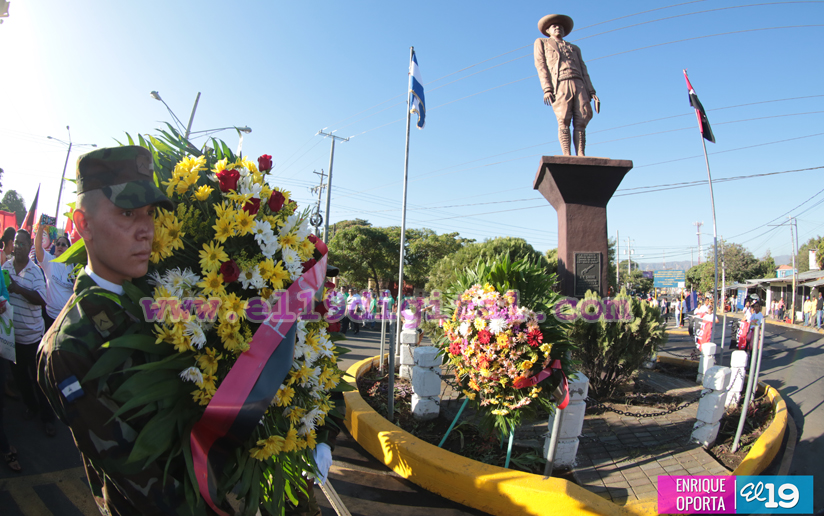 Homenaje en Ciudad Sandino