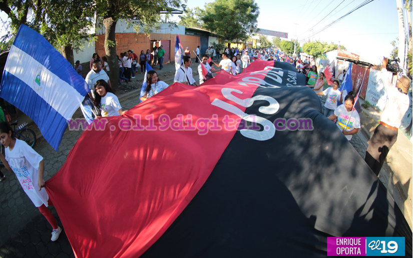 Homenaje en Ciudad Sandino