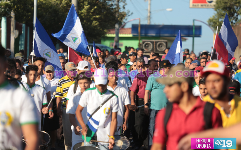 Homenaje en Ciudad Sandino
