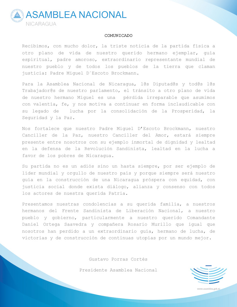 Comunicado