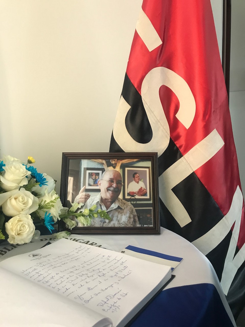 Condolencias Perú Padre Miguel D'Escoto