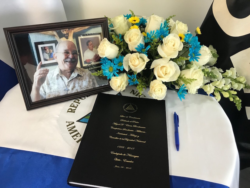 Condolencias Perú Padre Miguel D'Escoto