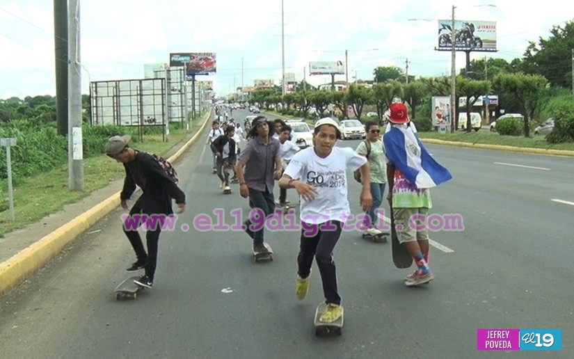 skateboarding