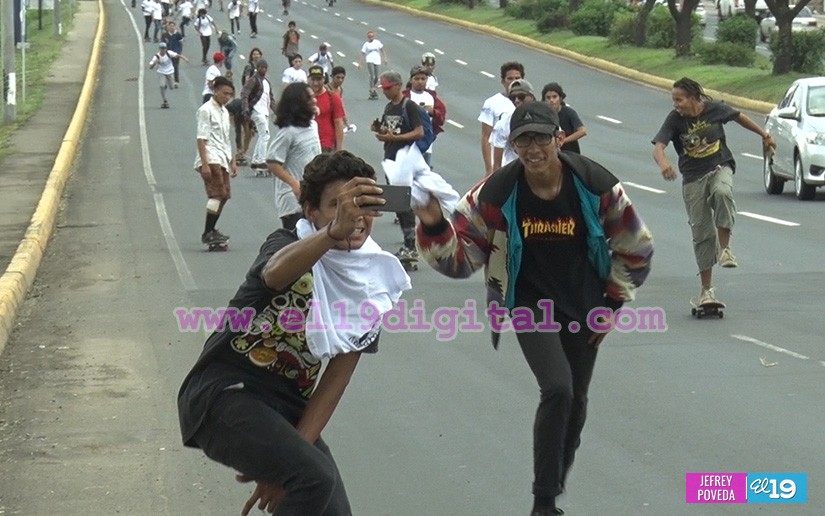 skateboarding