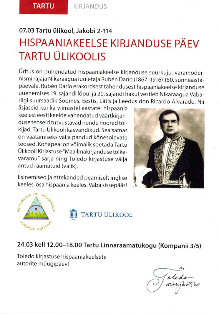 Homenaje a Dar&iacute;o en Estonia
