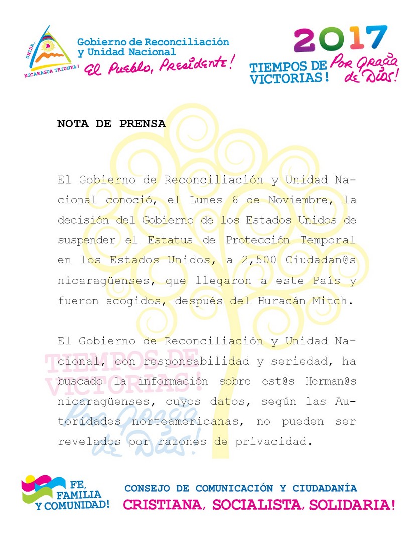 comunicado