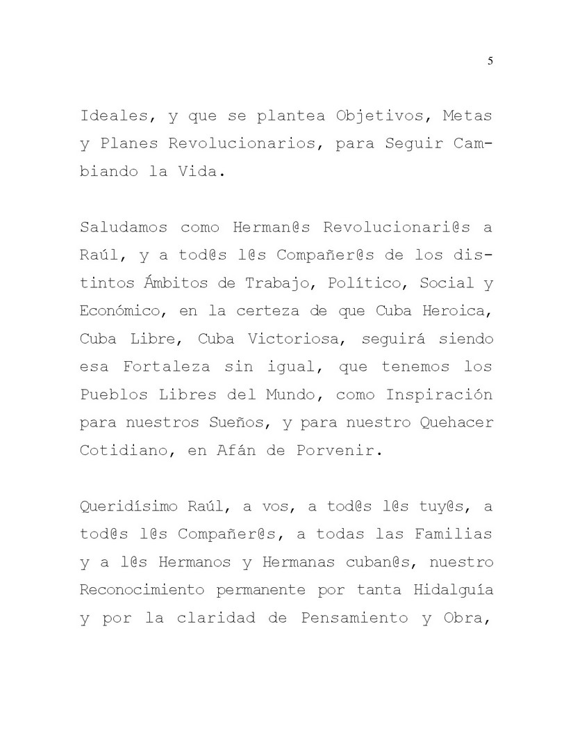 mensaje
