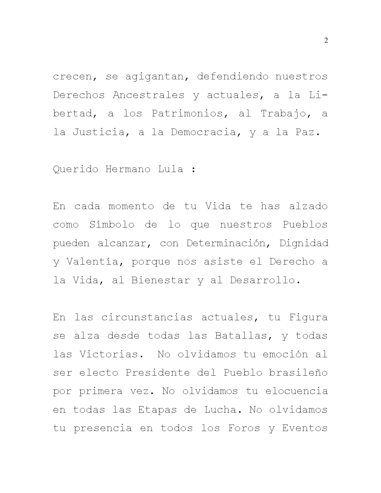 mensaje