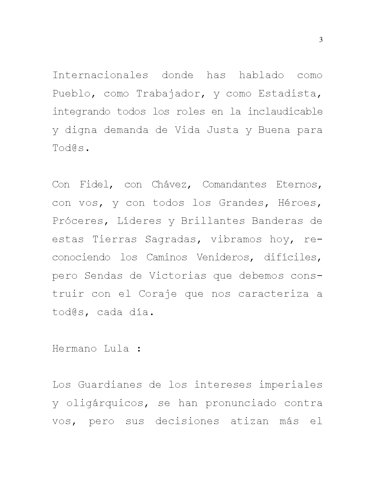 mensaje