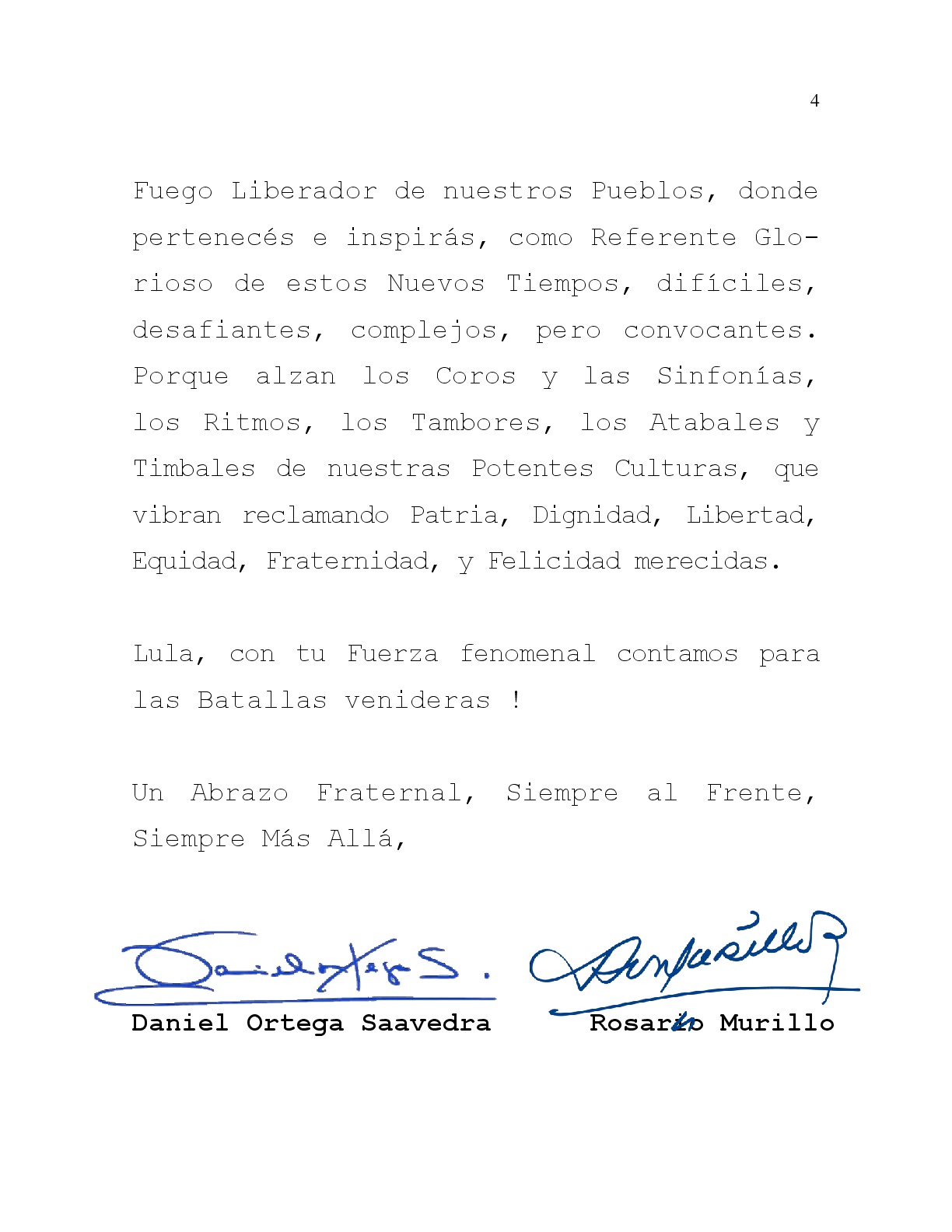 mensaje