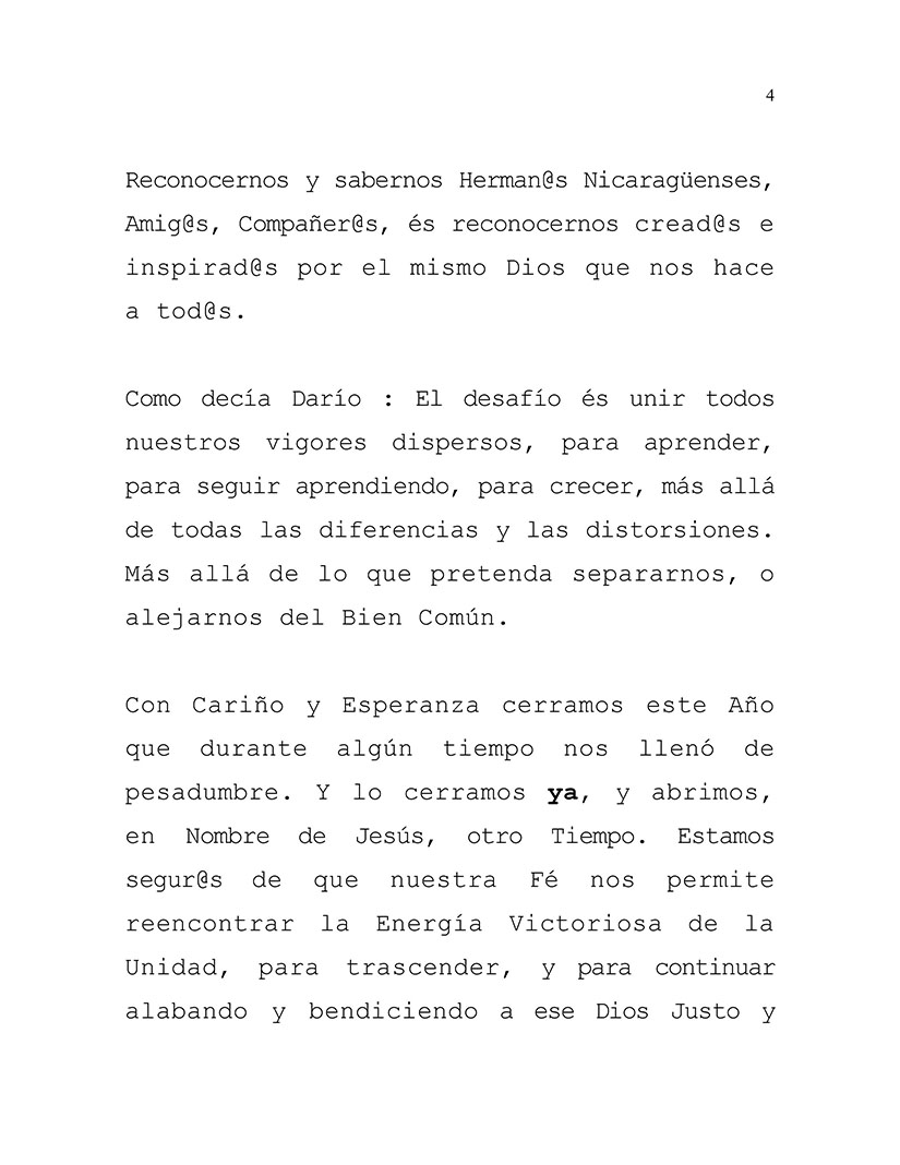 mensaje
