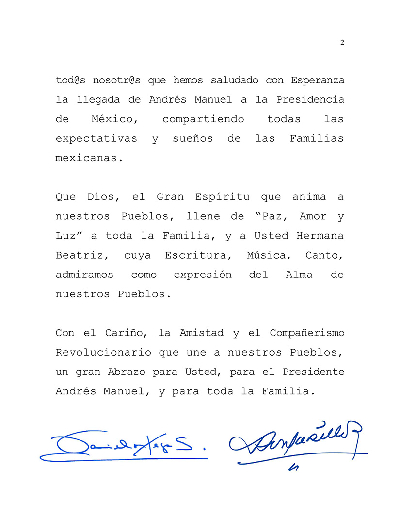 mensaje