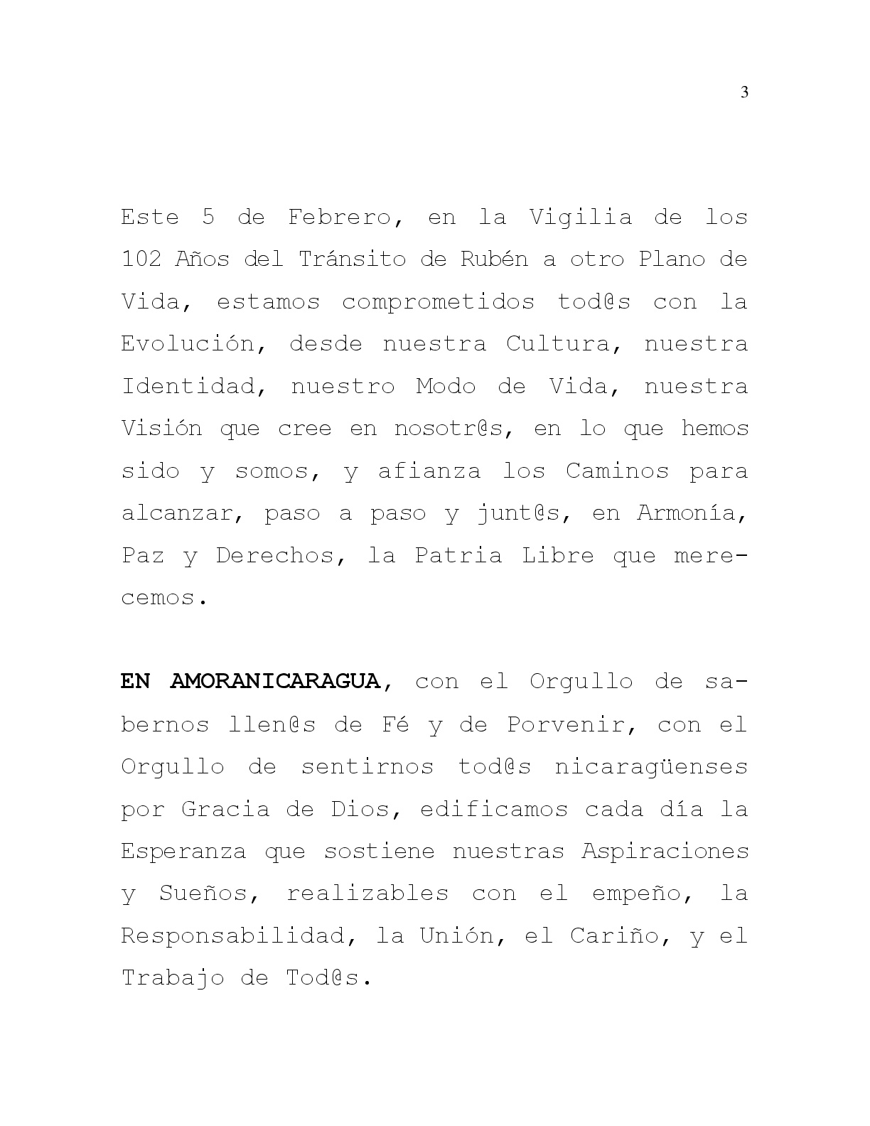 MENSAJE