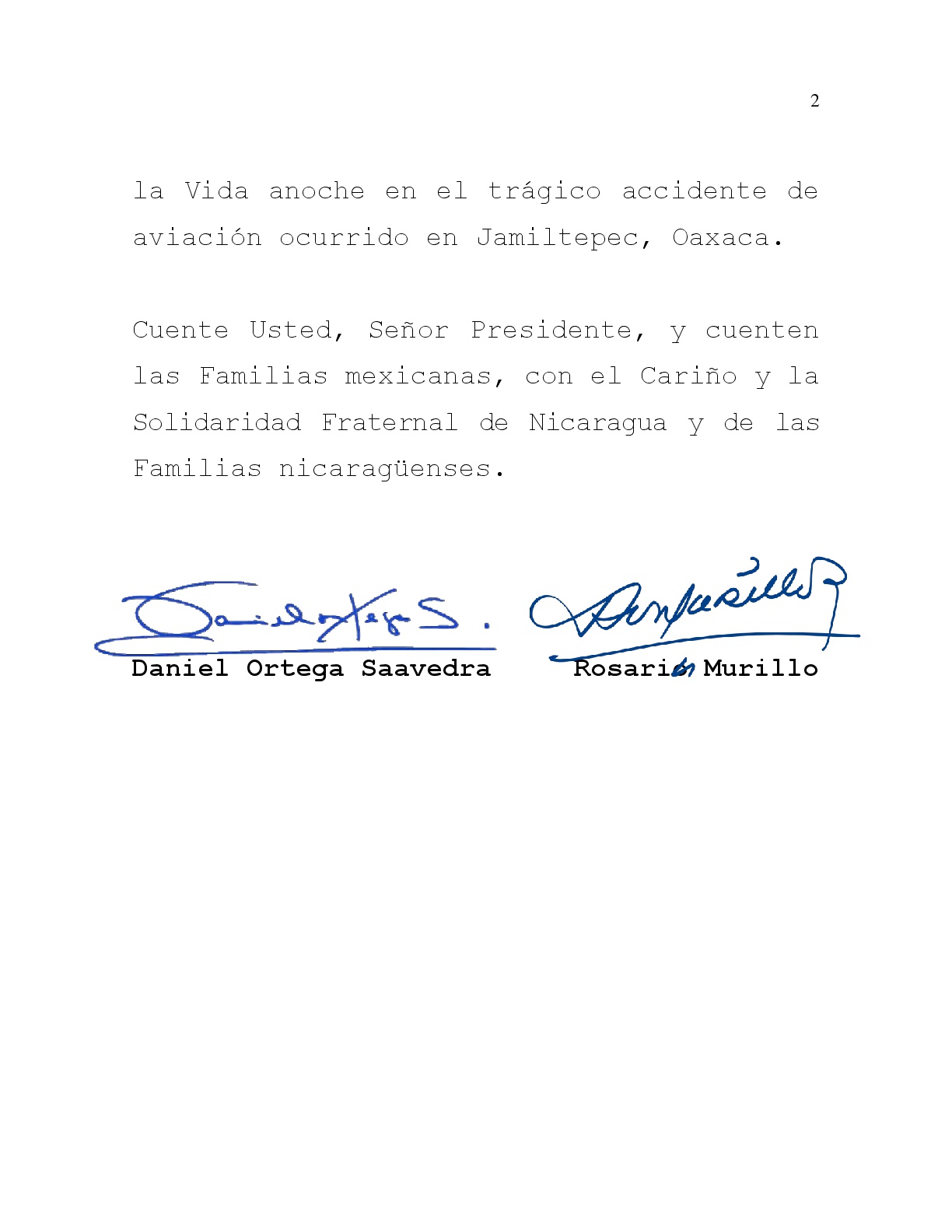 mensaje
