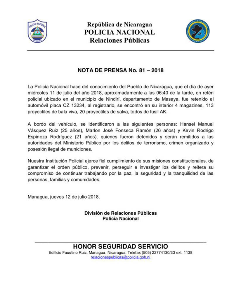 POLIC&Iacute;A