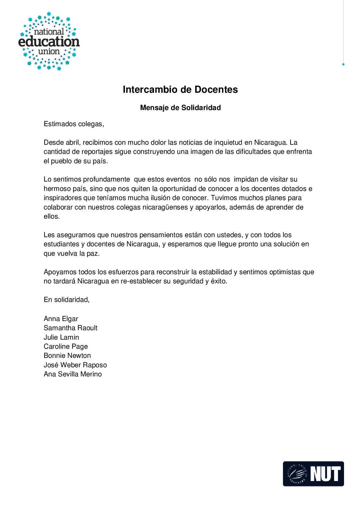 mensaje