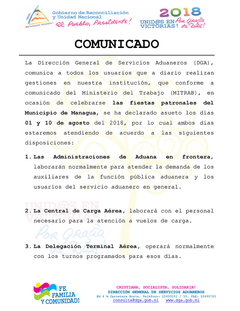 comunicado