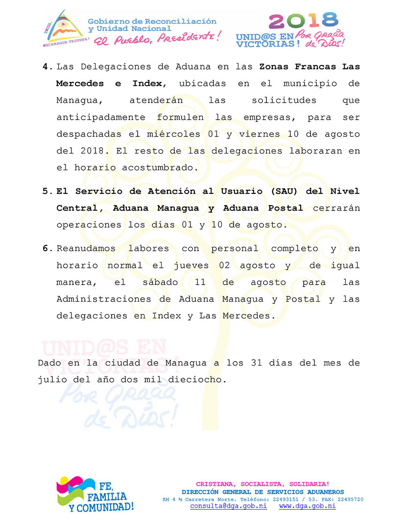 comunicado