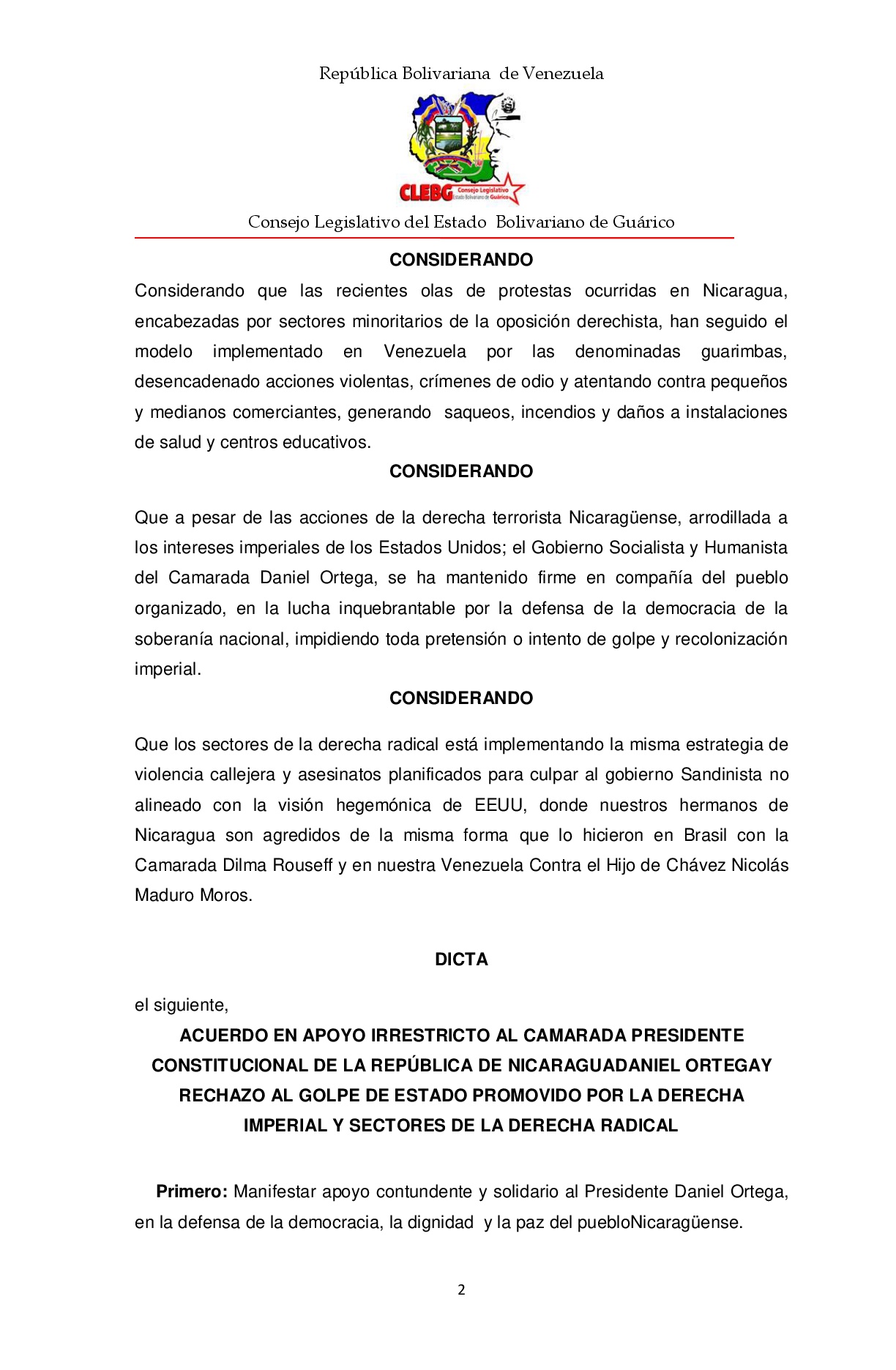 acuerdo
