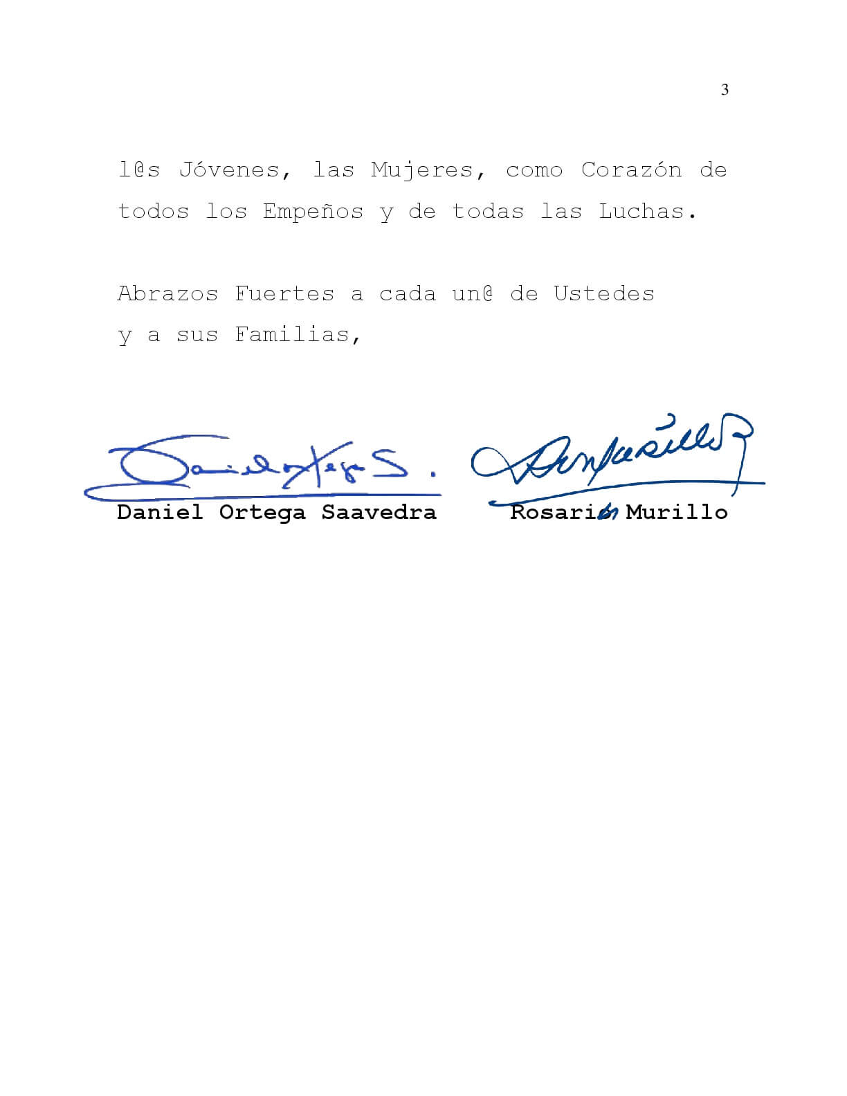 MENSAJE
