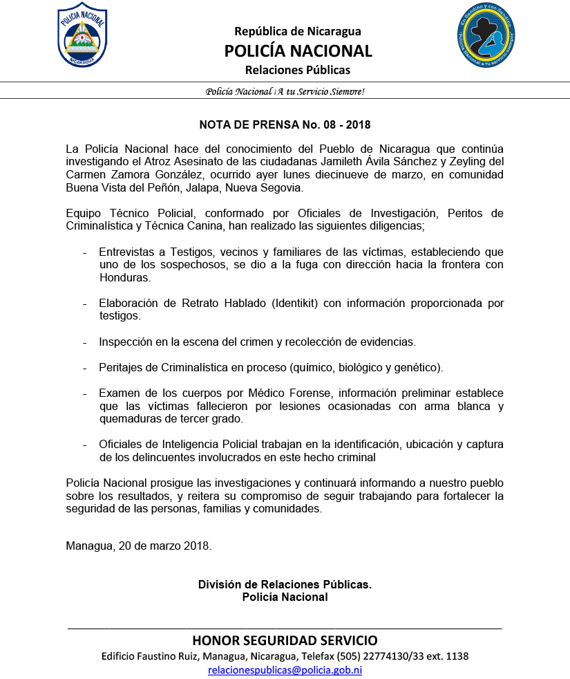 comunicado