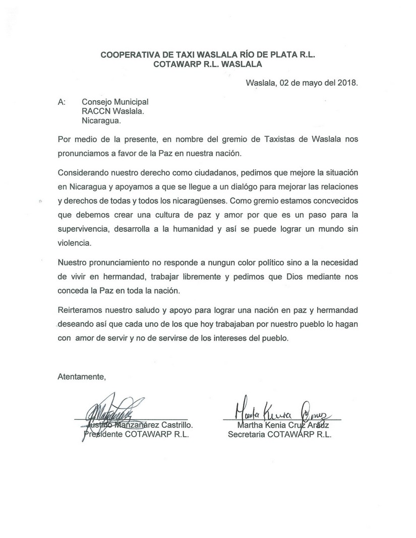 pronunciamiento