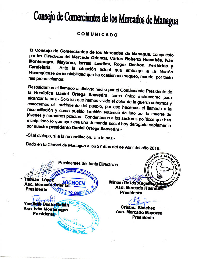 comunicado