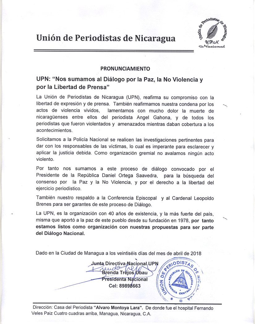 periodistas