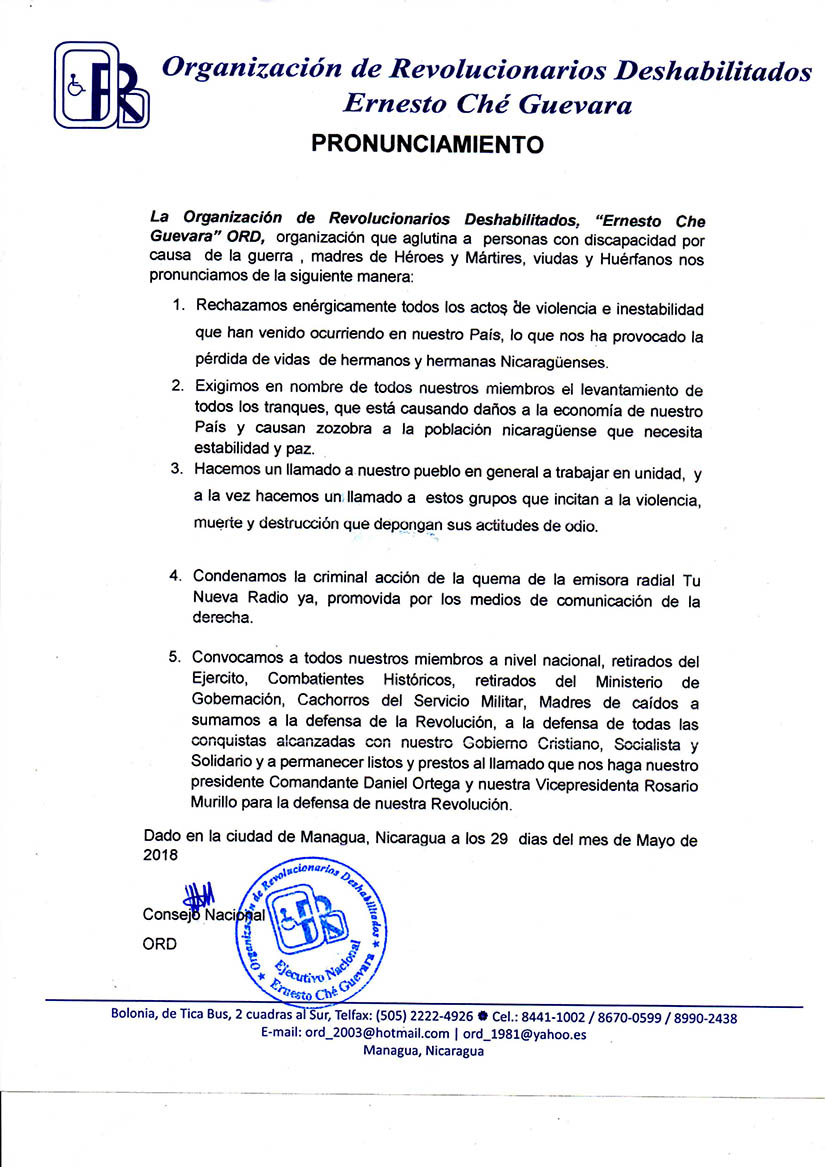 comunicado