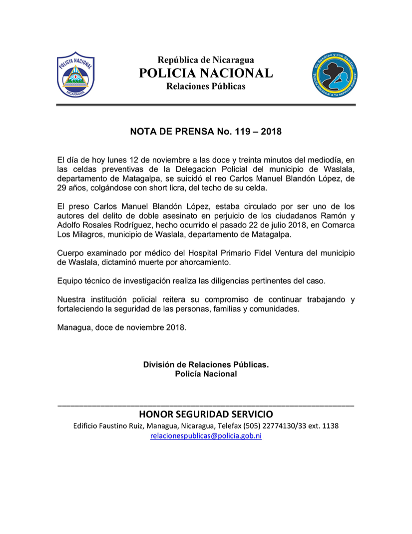 polic&iacute;a