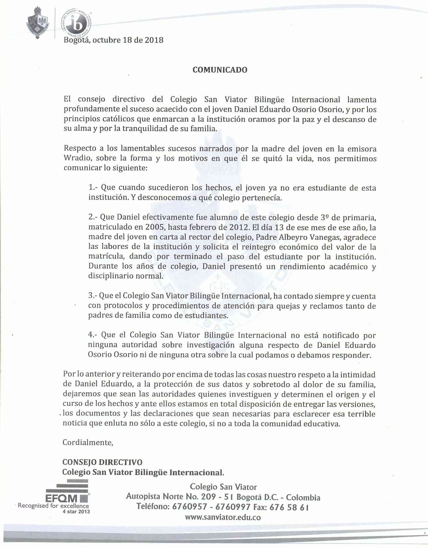 comunicado