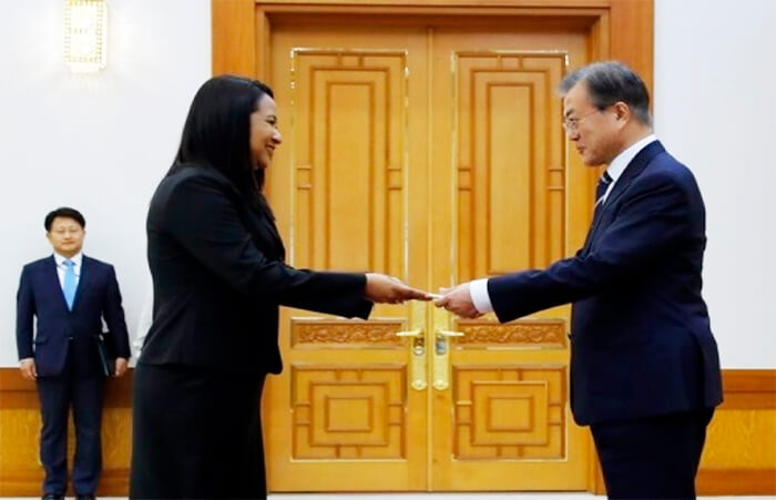 embajadora-nicaragua-en-corea-presidente-moo-jae-wendy-palma