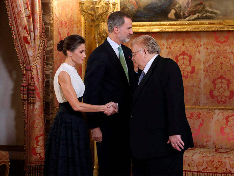 delegacion-nicaragua-recepcion-reyes-espana-cop25-