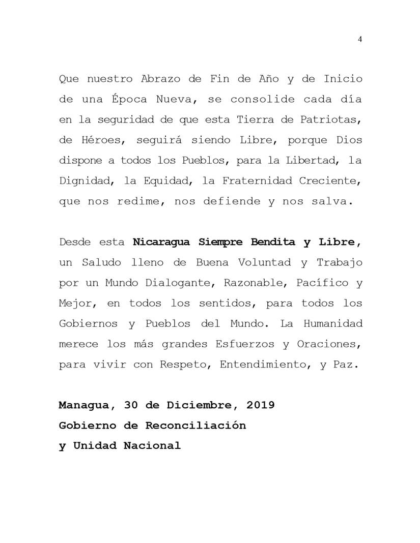 mensaje-ano-nuevo-gobierno-nicaragua-