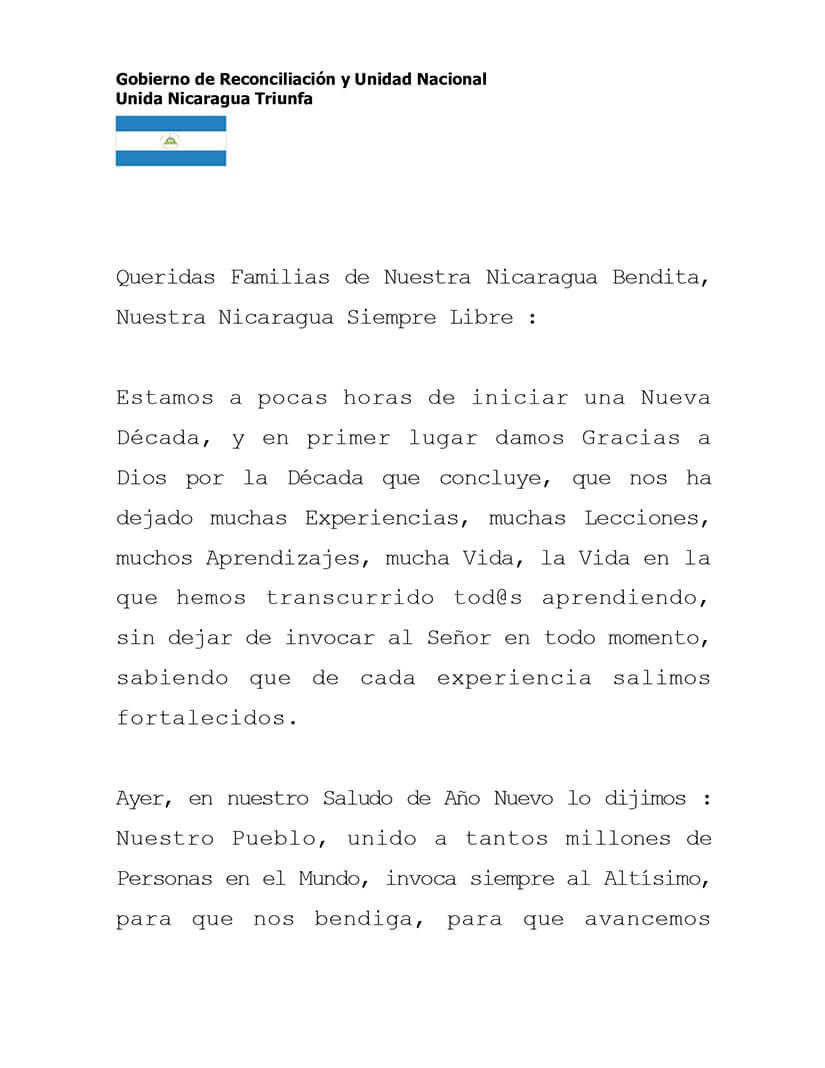 saludo-ano-nuevo-gobierno-nicaragua