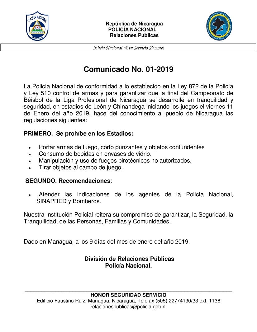 comunicado