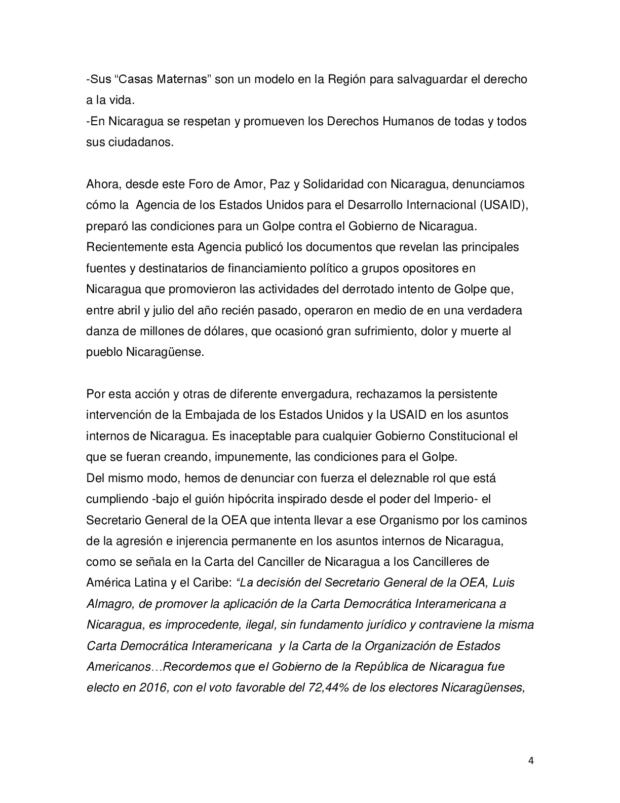 PRONUNCIAMIENTO