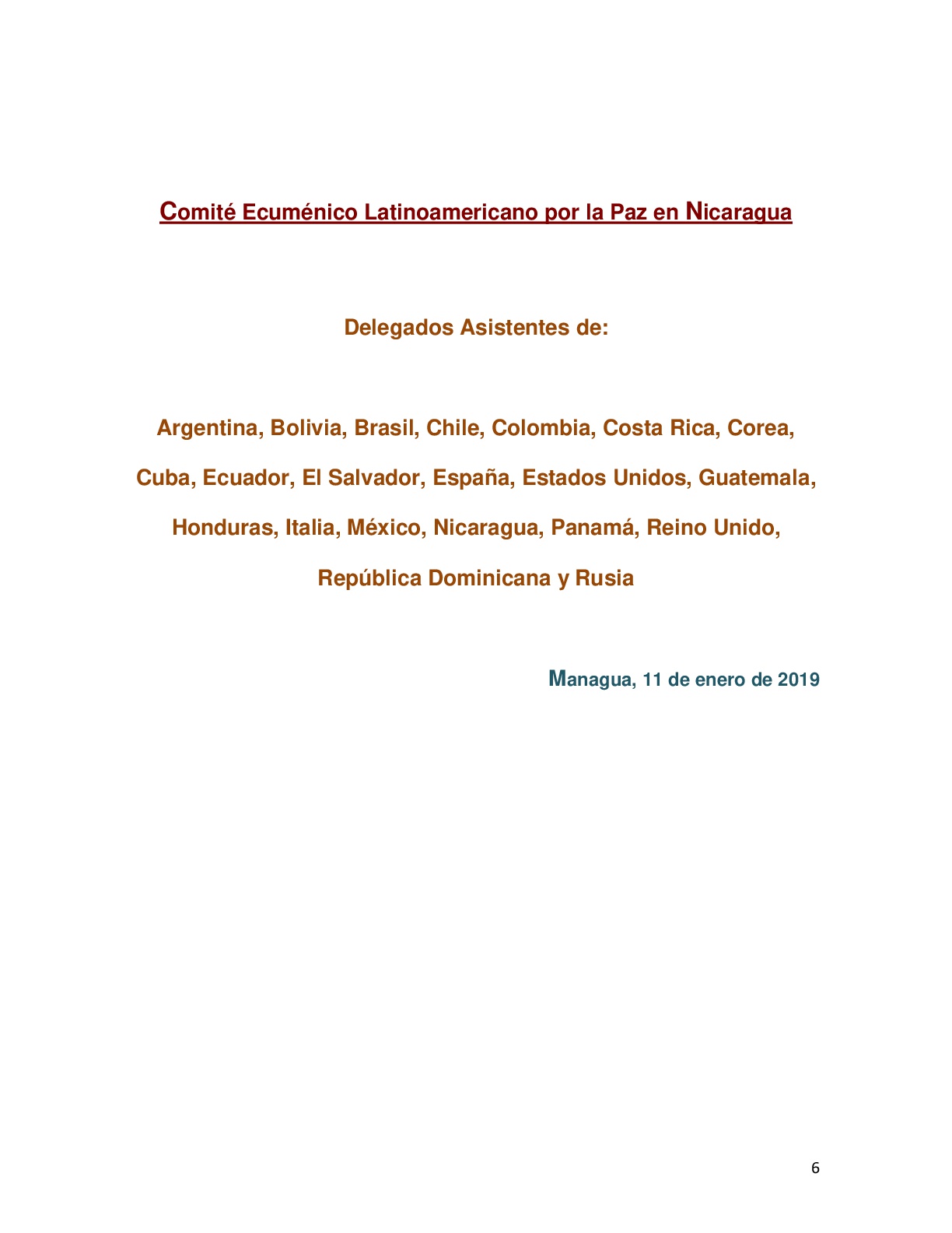 PRONUNCIAMIENTO