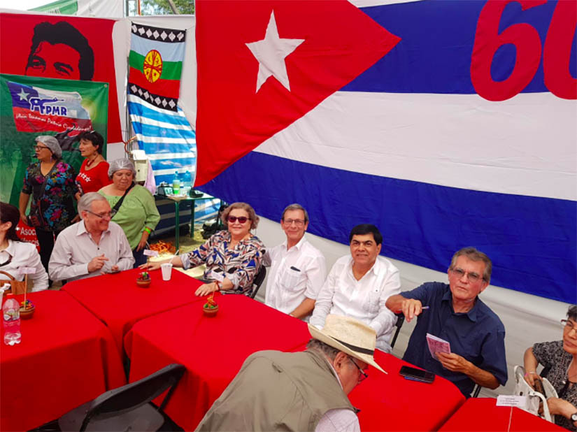 Embajadora Mar&iacute;a Luisa Robleto Aguilar y el Diputado Jos&eacute; Figueroa Aguilar,participaron en el Acto Inaugural de la Fiesta de los Abrazos 2019
