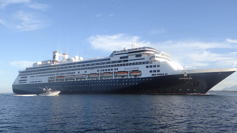 Fuerza naval brind&oacute; protecci&oacute;n y seguridad al arribo del crucero &Aacute;MSTERDAM