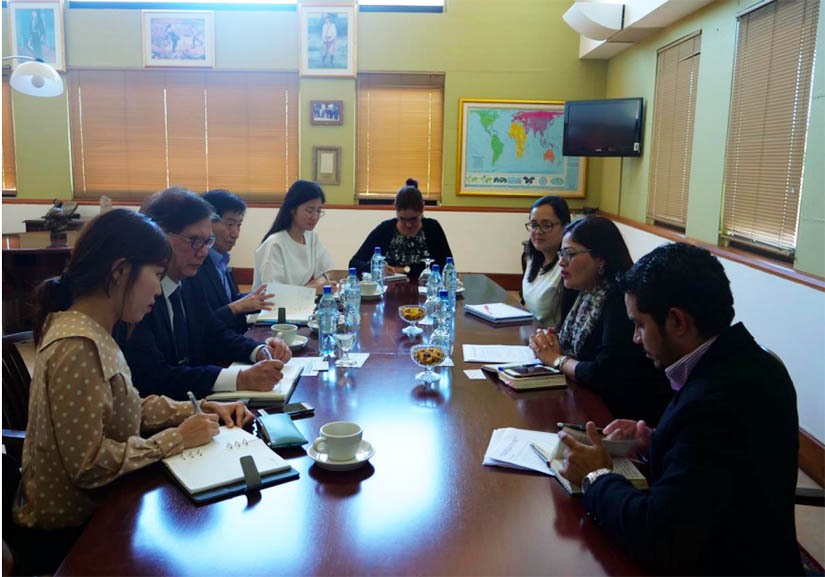 Vicepresidente de Instituto Coreano para Estrategias de Desarrollo de visita en Nicaragua
