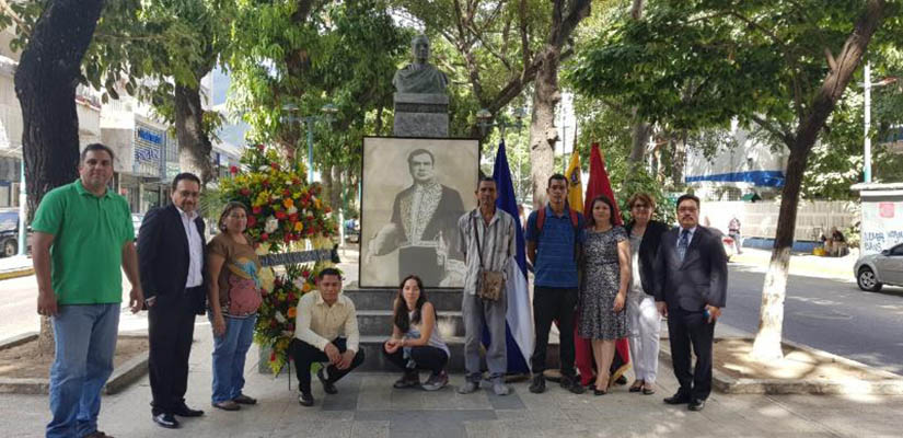 homenaje a Rub&eacute;n Dar&iacute;o en Caracas