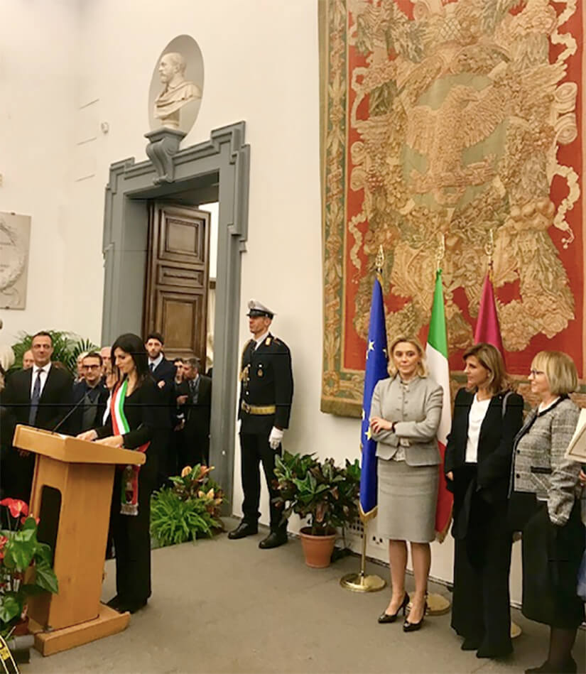 Embajada de Nicaragua en Italia participa en ceremonia de saludo al cuerpo diplomático de la Alcaldía de Roma