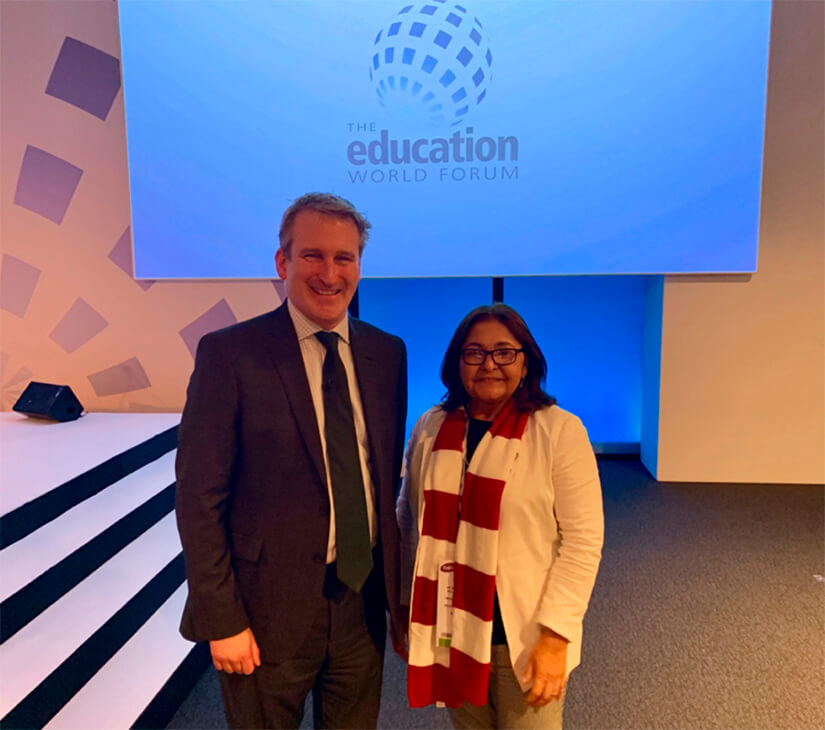 Nicaragua destaca en el Foro Mundial de Educaci&oacute;n en Londres