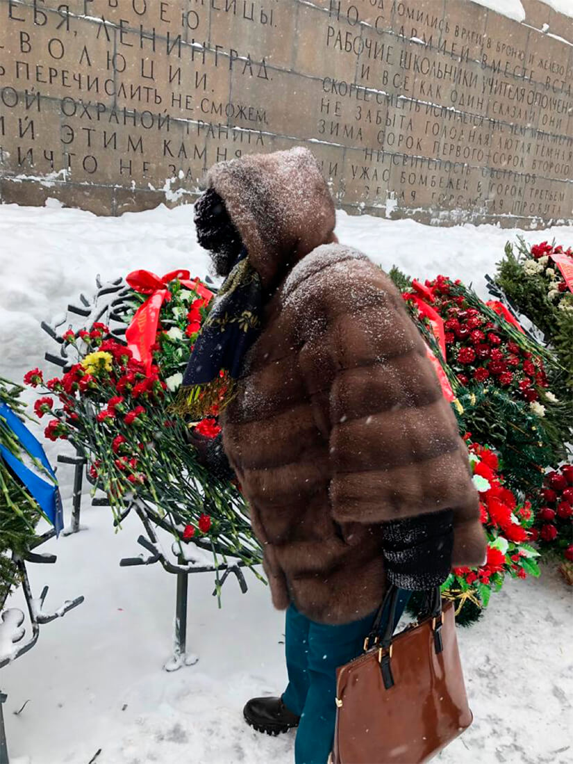 embajadora de Nicaragua en Rusia, compa&ntilde;era Alba Azucena Torres, particip&oacute; en los actos conmemorativos de fin de sitio en Leningrado 
