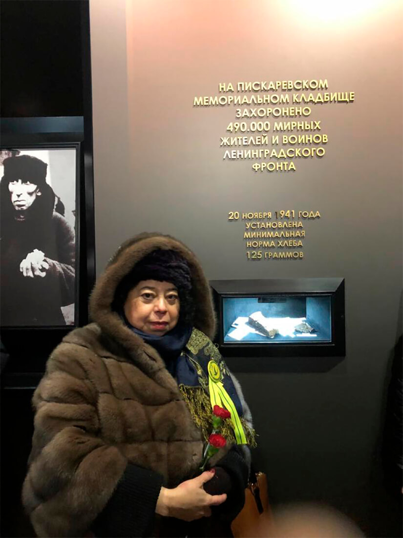 embajadora de Nicaragua en Rusia, compa&ntilde;era Alba Azucena Torres, particip&oacute; en los actos conmemorativos de fin de sitio en Leningrado 